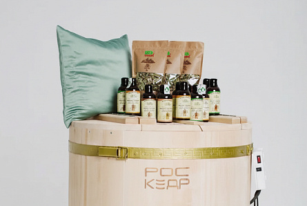 Лечение простуды в своей кедровой бочке